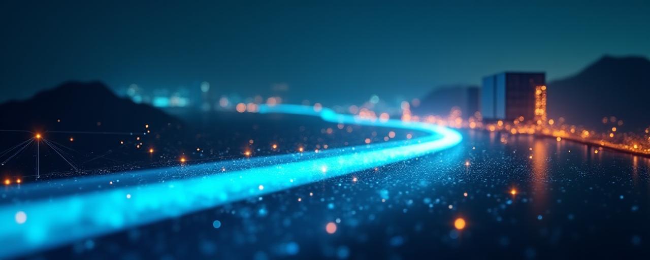 Abstract supply chain background